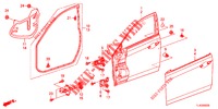 TUERTAFELN, VORNE(2D)  für Honda ACCORD TOURER 2.0 COMFORT 5 Türen 6 gang-Schaltgetriebe 2013