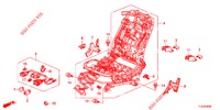 VORNE SITZKOMPONENTEN (D.) (SIEGE REGLAGE MANUEL) für Honda ACCORD TOURER 2.0 COMFORT 5 Türen 6 gang-Schaltgetriebe 2013
