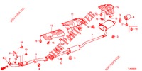AUSPUFFROHR (2.0L) für Honda ACCORD TOURER 2.0 ELEGANCE 5 Türen 6 gang-Schaltgetriebe 2013
