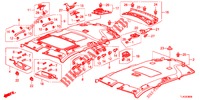 DACHVERKLEIDUNG  für Honda ACCORD TOURER 2.0 ELEGANCE 5 Türen 6 gang-Schaltgetriebe 2013