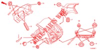 GUMMITUELLE (ARRIERE) für Honda ACCORD TOURER 2.0 ELEGANCE 5 Türen 6 gang-Schaltgetriebe 2013