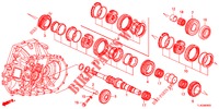 HAUPTWELLE  für Honda ACCORD TOURER 2.0 ELEGANCE 5 Türen 6 gang-Schaltgetriebe 2013