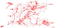 KLIMAANLAGE (FLEXIBLES/TUYAUX) (2.0L) (LH) für Honda ACCORD TOURER 2.0 ELEGANCE 5 Türen 6 gang-Schaltgetriebe 2013