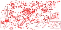 KONSOLE (LH) für Honda ACCORD TOURER 2.0 ELEGANCE 5 Türen 6 gang-Schaltgetriebe 2013