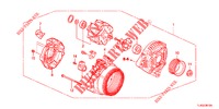 LICHTMASCHINE (DENSO) (2.0L) für Honda ACCORD TOURER 2.0 ELEGANCE 5 Türen 6 gang-Schaltgetriebe 2013