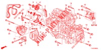 LICHTMASCHINENHALTERUNG/SPANNVORRICHTUNG (2.0L) für Honda ACCORD TOURER 2.0 ELEGANCE 5 Türen 6 gang-Schaltgetriebe 2013