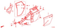TUERBLECHE, HINTEN(4D)  für Honda ACCORD TOURER 2.0 ELEGANCE 5 Türen 6 gang-Schaltgetriebe 2013