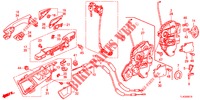 TUERSCHLOESSER, VORNE/AEUSSERER GRIFF  für Honda ACCORD TOURER 2.0 ELEGANCE 5 Türen 6 gang-Schaltgetriebe 2013