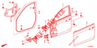 TUERTAFELN, VORNE(2D)  für Honda ACCORD TOURER 2.0 ELEGANCE 5 Türen 6 gang-Schaltgetriebe 2013