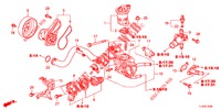 WASSERPUMPE/THERMOSTAT (2.0L) für Honda ACCORD TOURER 2.0 ELEGANCE 5 Türen 6 gang-Schaltgetriebe 2013
