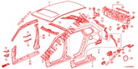 AUSSENBLECHE/TAFEL, HINTEN  für Honda ACCORD TOURER 2.0 ELEGANCE 5 Türen 5 gang automatikgetriebe 2013
