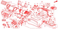 INSTRUMENT, ZIERSTUECK (COTE DE PASSAGER) (LH) für Honda ACCORD TOURER 2.0 ELEGANCE 5 Türen 5 gang automatikgetriebe 2013
