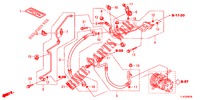 KLIMAANLAGE (FLEXIBLES/TUYAUX) (2.0L) (LH) für Honda ACCORD TOURER 2.0 ELEGANCE 5 Türen 5 gang automatikgetriebe 2013