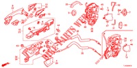 TUERSCHLOESSER, HINTEN/AEUSSERER GRIFF  für Honda ACCORD TOURER 2.0 ELEGANCE 5 Türen 5 gang automatikgetriebe 2013