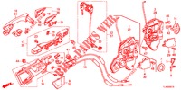 TUERSCHLOESSER, VORNE/AEUSSERER GRIFF  für Honda ACCORD TOURER 2.0 ELEGANCE 5 Türen 5 gang automatikgetriebe 2013