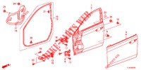 TUERTAFELN, VORNE(2D)  für Honda ACCORD TOURER 2.0 ELEGANCE 5 Türen 5 gang automatikgetriebe 2013