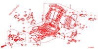 VORNE SITZKOMPONENTEN (D.) (HAUTEUR MANUELLE) für Honda ACCORD TOURER 2.0 ELEGANCE 5 Türen 5 gang automatikgetriebe 2013