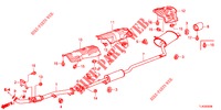 AUSPUFFROHR (2.0L) für Honda ACCORD TOURER 2.0 ELEGANCE PACK 5 Türen 6 gang-Schaltgetriebe 2013