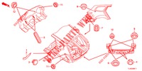 GUMMITUELLE (ARRIERE) für Honda ACCORD TOURER 2.0 ELEGANCE PACK 5 Türen 6 gang-Schaltgetriebe 2013