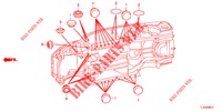 GUMMITUELLE (INFERIEUR) für Honda ACCORD TOURER 2.0 ELEGANCE PACK 5 Türen 6 gang-Schaltgetriebe 2013