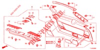 HECKKLAPPENVERKLEIDUNG/ TAFELVERKLEIDUNG, HINTEN(2D)  für Honda ACCORD TOURER 2.0 ELEGANCE PACK 5 Türen 6 gang-Schaltgetriebe 2013