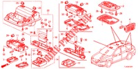 INNENLEUCHTE (2) für Honda ACCORD TOURER 2.0 ELEGANCE PACK 5 Türen 6 gang-Schaltgetriebe 2013