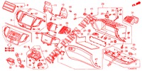 INSTRUMENT, ZIERSTUECK (COTE DE PASSAGER) (LH) für Honda ACCORD TOURER 2.0 ELEGANCE PACK 5 Türen 6 gang-Schaltgetriebe 2013