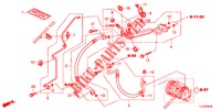 KLIMAANLAGE (FLEXIBLES/TUYAUX) (2.0L) (LH) für Honda ACCORD TOURER 2.0 ELEGANCE PACK 5 Türen 6 gang-Schaltgetriebe 2013