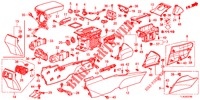 KONSOLE (LH) für Honda ACCORD TOURER 2.0 ELEGANCE PACK 5 Türen 6 gang-Schaltgetriebe 2013