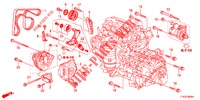 LICHTMASCHINENHALTERUNG/SPANNVORRICHTUNG (2.0L) für Honda ACCORD TOURER 2.0 ELEGANCE PACK 5 Türen 6 gang-Schaltgetriebe 2013