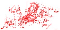 VORNE SITZKOMPONENTEN (D.) (HAUTEUR MANUELLE) für Honda ACCORD TOURER 2.0 ELEGANCE PACK 5 Türen 6 gang-Schaltgetriebe 2013