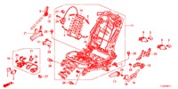 VORNE SITZKOMPONENTEN (G.) (HAUTEUR MANUELLE) für Honda ACCORD TOURER 2.0 ELEGANCE PACK 5 Türen 6 gang-Schaltgetriebe 2013