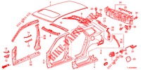 AUSSENBLECHE/TAFEL, HINTEN  für Honda ACCORD TOURER 2.0 ELEGANCE PACK 5 Türen 5 gang automatikgetriebe 2013