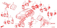 EINPARKSENSOR  für Honda ACCORD TOURER 2.0 ELEGANCE PACK 5 Türen 5 gang automatikgetriebe 2013