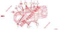 GUMMITUELLE (INFERIEUR) für Honda ACCORD TOURER 2.0 ELEGANCE PACK 5 Türen 5 gang automatikgetriebe 2013