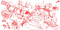 INSTRUMENT, ZIERSTUECK (COTE DE PASSAGER) (LH) für Honda ACCORD TOURER 2.0 ELEGANCE PACK 5 Türen 5 gang automatikgetriebe 2013