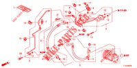 KLIMAANLAGE (FLEXIBLES/TUYAUX) (2.0L) (LH) für Honda ACCORD TOURER 2.0 ELEGANCE PACK 5 Türen 5 gang automatikgetriebe 2013