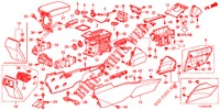 KONSOLE (LH) für Honda ACCORD TOURER 2.0 ELEGANCE PACK 5 Türen 5 gang automatikgetriebe 2013