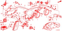 RADIOANTENNE/LAUTSPRECHER (LH) für Honda ACCORD TOURER 2.0 ELEGANCE PACK 5 Türen 5 gang automatikgetriebe 2013
