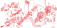 TUERSCHLOESSER, VORNE/AEUSSERER GRIFF  für Honda ACCORD TOURER 2.0 ELEGANCE PACK 5 Türen 5 gang automatikgetriebe 2013