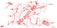 KLIMAANLAGE (FLEXIBLES/TUYAUX) (2.0L) (LH) für Honda ACCORD TOURER 2.0 EXECUTIVE 5 Türen 6 gang-Schaltgetriebe 2013