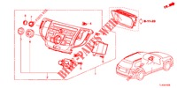 MITTLERES MODUL (NAVIGATION) für Honda ACCORD TOURER 2.0 EXECUTIVE 5 Türen 6 gang-Schaltgetriebe 2013