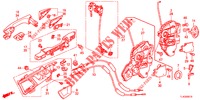 TUERSCHLOESSER, VORNE/AEUSSERER GRIFF  für Honda ACCORD TOURER 2.0 EXECUTIVE 5 Türen 6 gang-Schaltgetriebe 2013