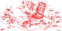 VORNE SITZKOMPONENTEN (G.) (SIEGE ENTIEREMENT MOTORISE) (2) für Honda ACCORD TOURER 2.0 EXECUTIVE 5 Türen 6 gang-Schaltgetriebe 2013
