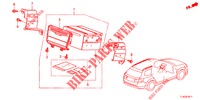 AUDIOEINHEIT (NAVIGATION) für Honda ACCORD TOURER 2.0 EXECUTIVE 5 Türen 5 gang automatikgetriebe 2013