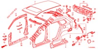 AUSSENBLECHE/TAFEL, HINTEN  für Honda ACCORD TOURER 2.0 EXECUTIVE 5 Türen 5 gang automatikgetriebe 2013