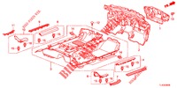 BODENMATTE/ISOLATOR  für Honda ACCORD TOURER 2.0 EXECUTIVE 5 Türen 5 gang automatikgetriebe 2013