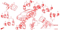 EINPARKSENSOR  für Honda ACCORD TOURER 2.0 EXECUTIVE 5 Türen 5 gang automatikgetriebe 2013