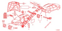 EMBLEME/WARNETIKETTEN  für Honda ACCORD TOURER 2.0 EXECUTIVE 5 Türen 5 gang automatikgetriebe 2013