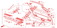 HECKKLAPPENVERKLEIDUNG/ TAFELVERKLEIDUNG, HINTEN(2D)  für Honda ACCORD TOURER 2.0 EXECUTIVE 5 Türen 5 gang automatikgetriebe 2013